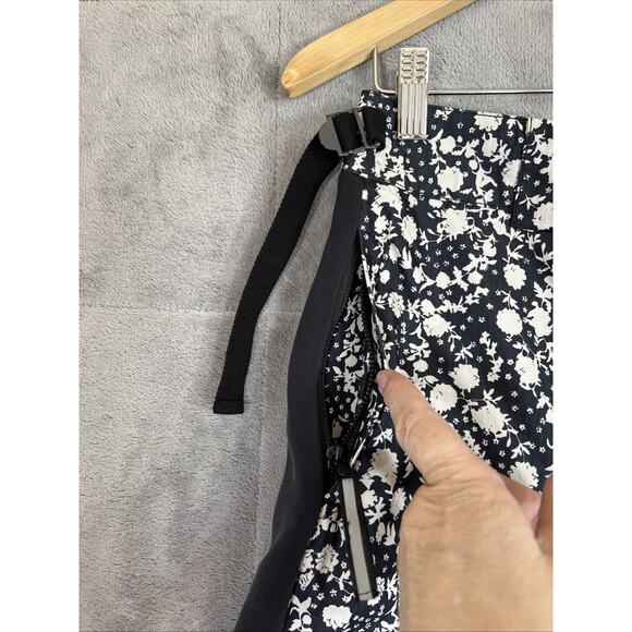 Free People Cargo Pants Small Black Floral Love You Back Utility Emo Grunge Boho - Picture 3 of 12